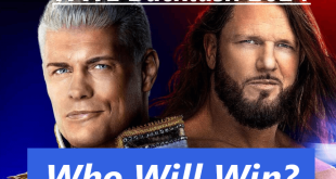 Cody Rhodes vs AJ Styles WWE Backlash 4th May 2024